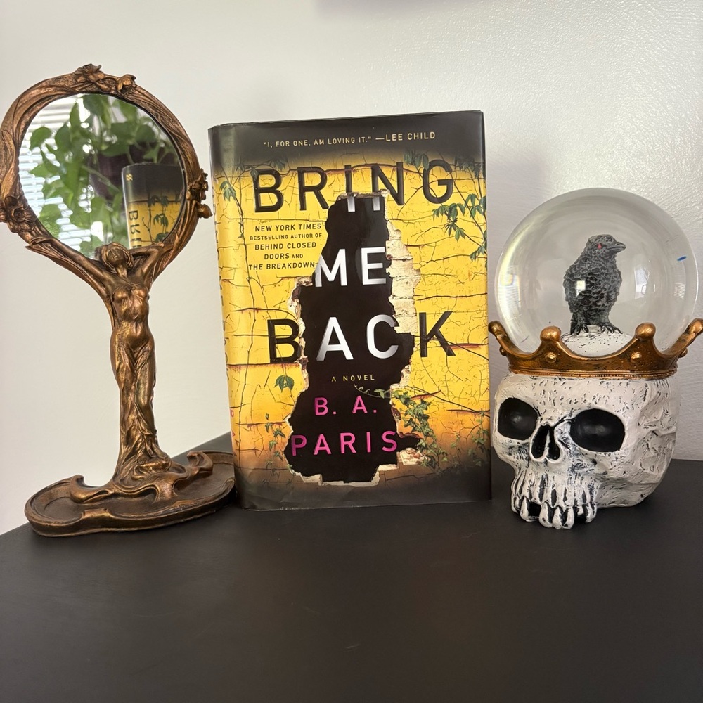 Bring Me Back by B.A. Paris - Yellow and Black Cover